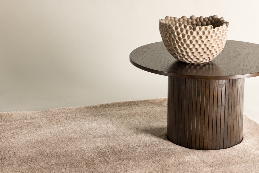 VENTURE DESIGN Blanca gulvtppe, rektangulr - beige polyester (230x160)