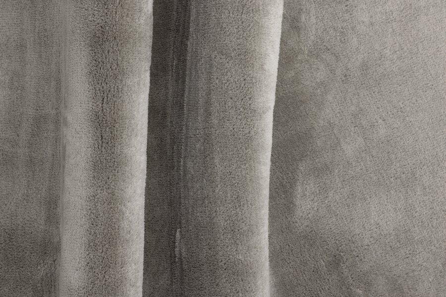 VENTURE DESIGN Blanca gulvtppe, rund - lysegr polyester (200)