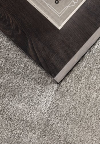 VENTURE DESIGN Blanca gulvtppe, rund - lysegr polyester (200)