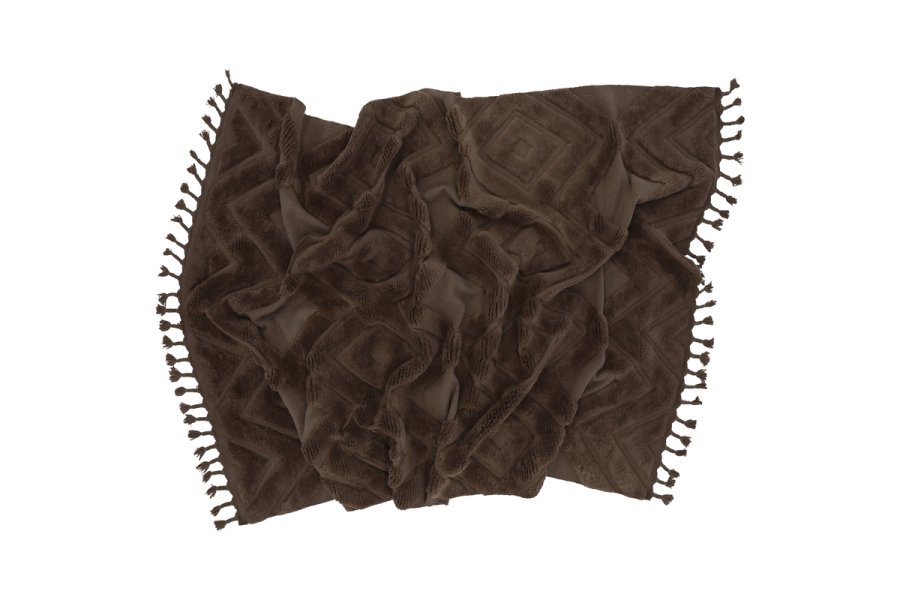 VIND COLLECTION Dahliawool gulvtppe, rektangulr - brun nougat uld (300x200)