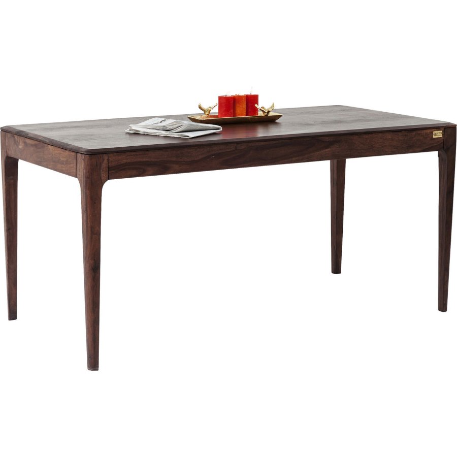 KARE DESIGN Brooklyn Walnut spisebord - valnddebrunt sheeshamtr (160x80)