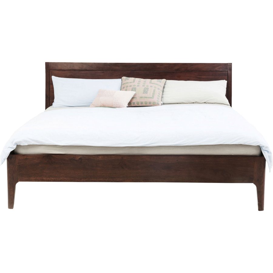 KARE DESIGN Brooklyn Walnut sengeramme - valnddebrunt sheeshamtr (160x200)