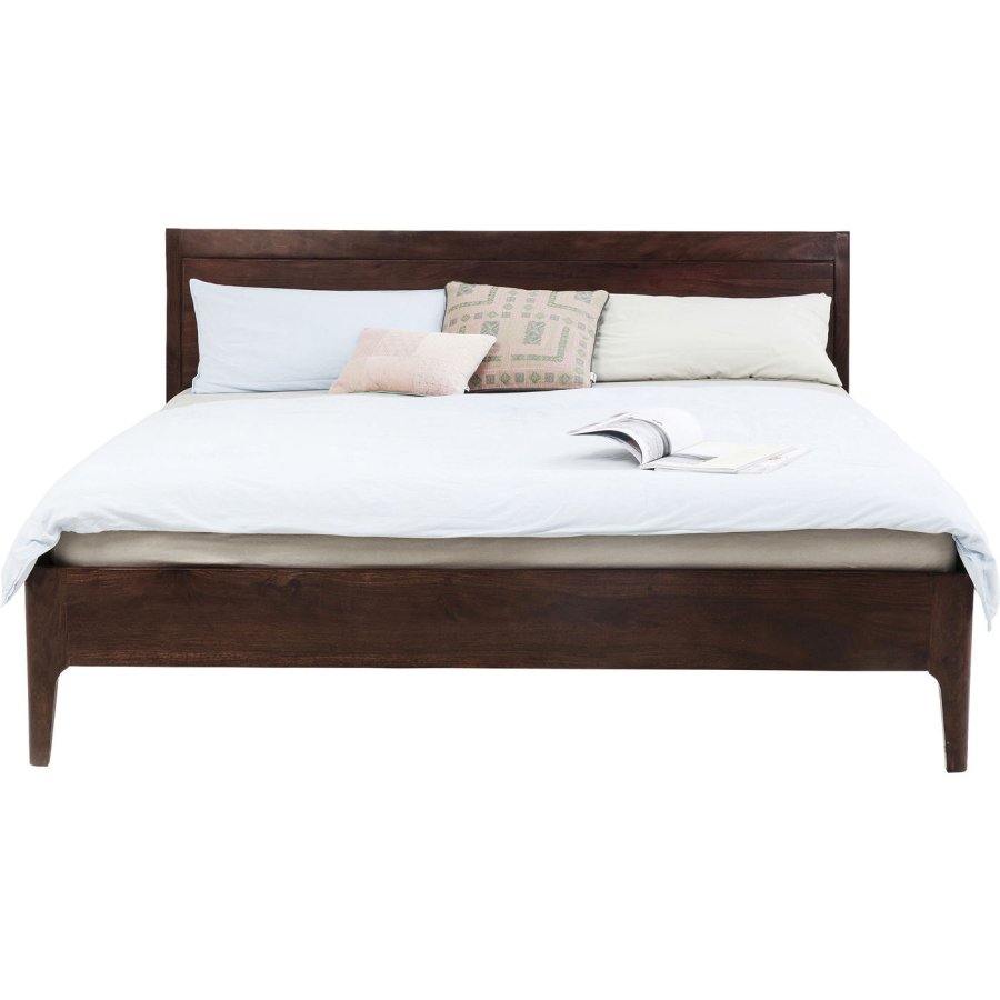 KARE DESIGN Brooklyn Walnut sengeramme - valnddebrunt sheeshamtr (180x200)