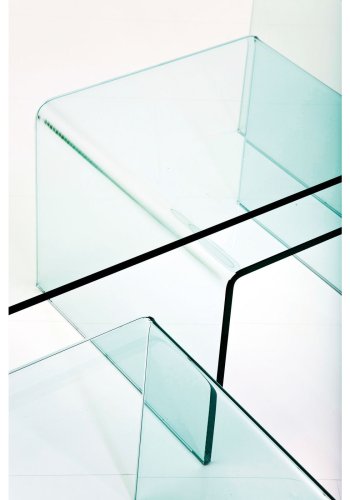 KARE DESIGN Clear Club sofabord - glas (3/st)