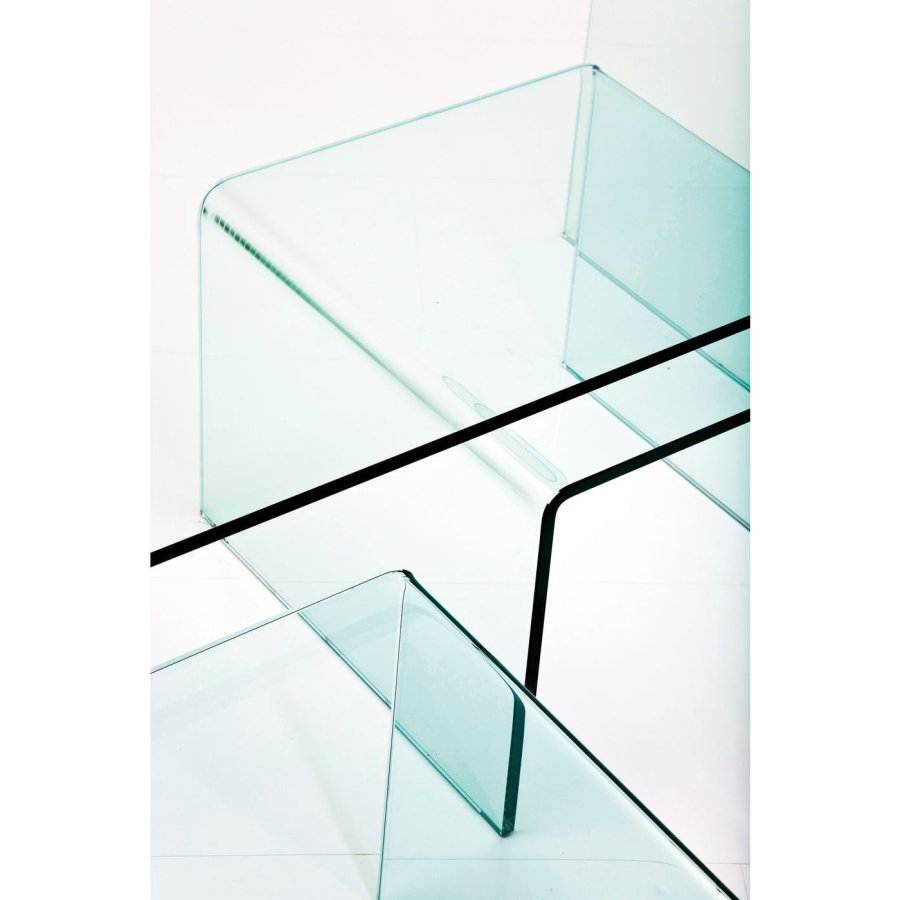 KARE DESIGN Clear Club sofabord - glas (3/st)