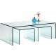KARE DESIGN Clear Club sofabord - glas (3/st)