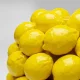 KARE DESIGN Lemon Juice vase, rund - gul porceln (H:40cm)
