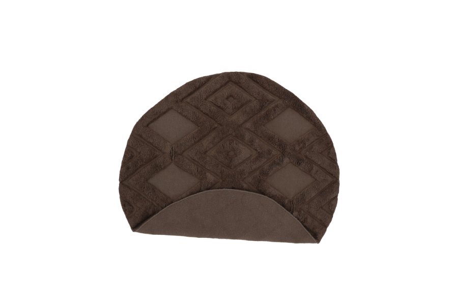 VIND COLLECTION Dahliawool gulvtppe, rund - brun nougat uld (200)