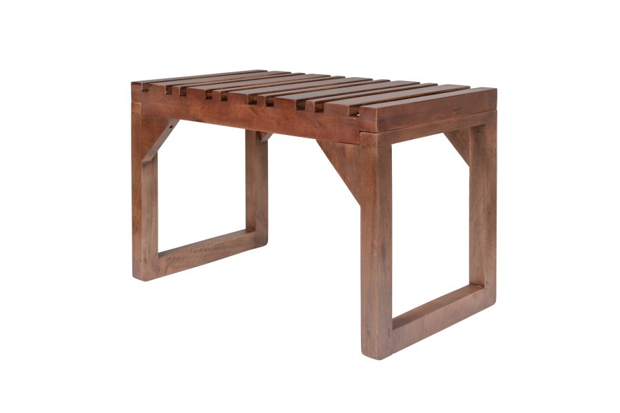 DUTCHBONE Jakub bnk, rektangulr - valnddefarvet mangotr (70x40)