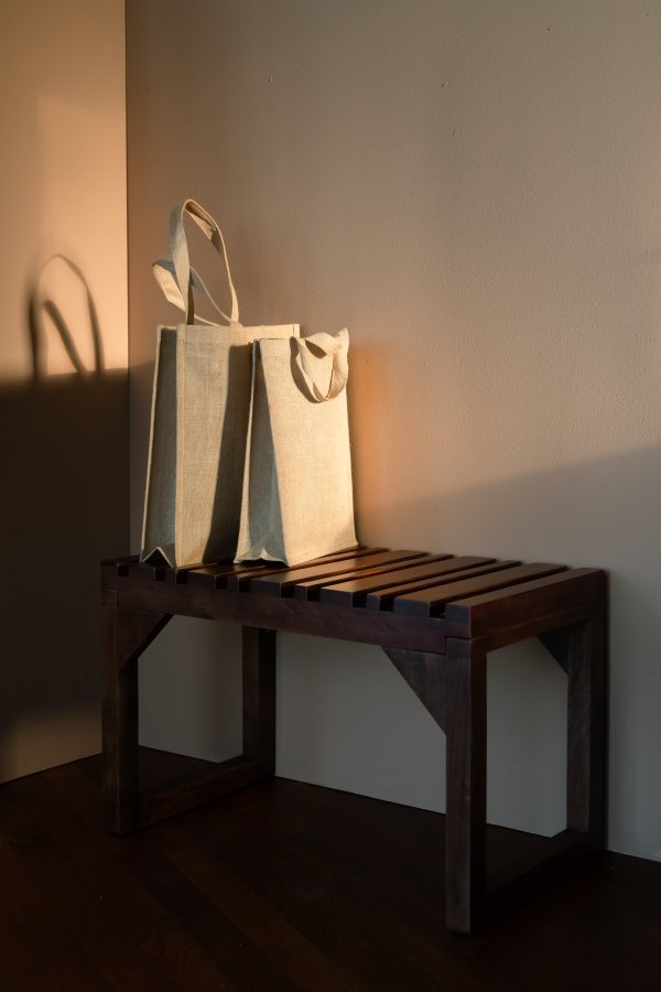 DUTCHBONE Jakub bnk, rektangulr - valnddefarvet mangotr (70x40)