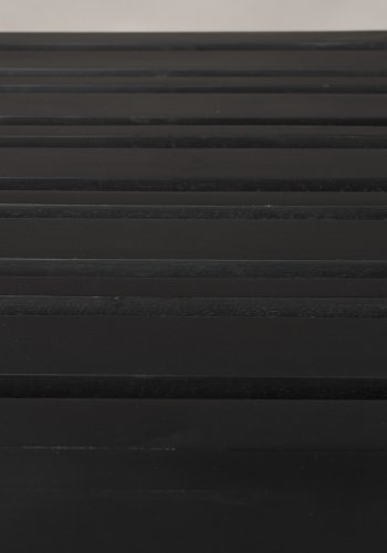 DUTCHBONE Jakub bnk, rektangulr - sort mangotr (70x40)