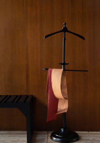 DUTCHBONE Jakub bnk, rektangulr - sort mangotr (70x40)