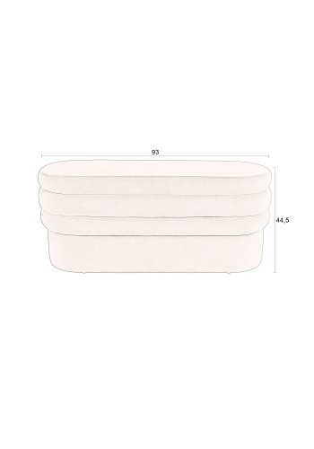 DUTCHBONE Aditi bnk, oval - brun polyester (93x35)