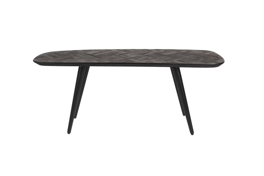 WHITE LABEL LIVING Webster bnk, rektangulr - brun genbrugs teaktr (118x37)