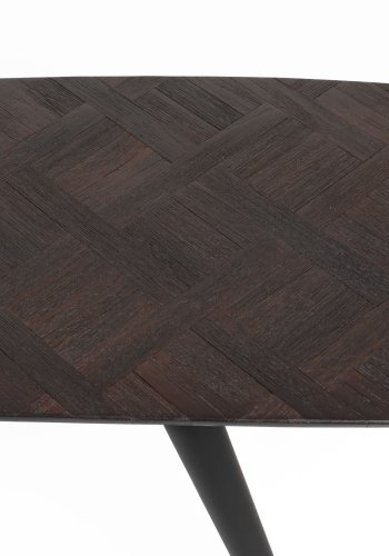 WHITE LABEL LIVING Webster bnk, rektangulr - brun genbrugs teaktr (118x37)