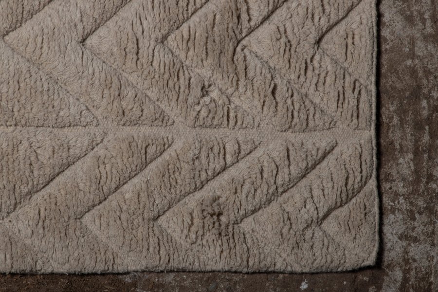 VIND COLLECTION Zoewool gulvtppe, rektangulr - beige uld (300x200)