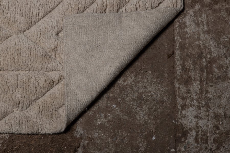 VIND COLLECTION Zoewool gulvtppe, rektangulr - beige uld (300x200)