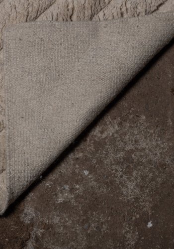 VIND COLLECTION Zoewool gulvtppe, rektangulr - beige uld (400300)