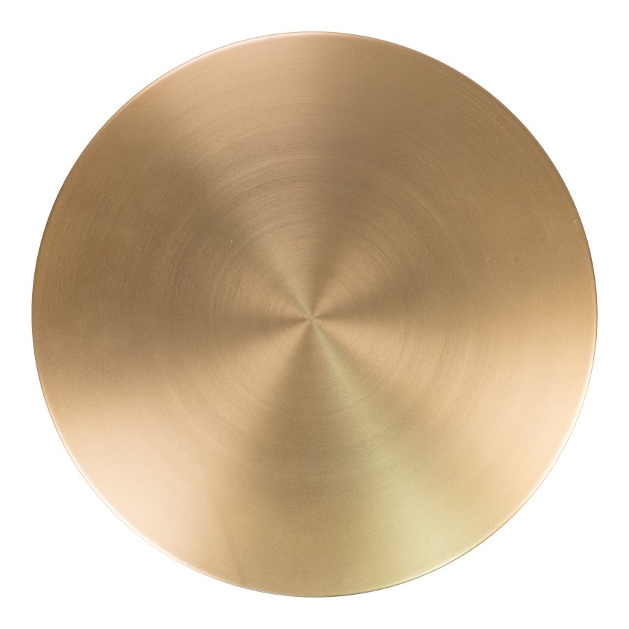 HOUSE NORDIC Lecco hjrnebord, rund - messing stl og marmor (51)