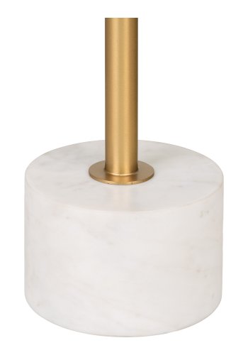 HOUSE NORDIC Lecco hjrnebord, rund - messing stl og marmor (41)