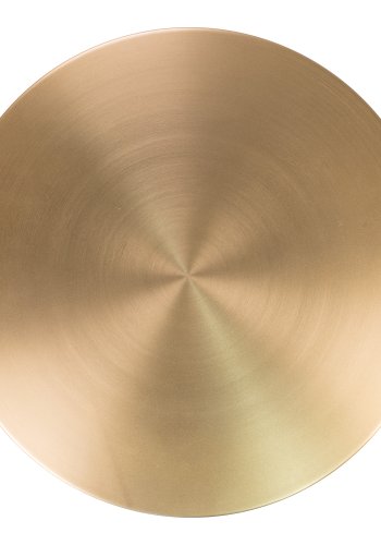 HOUSE NORDIC Lecco hjrnebord, rund - messing stl og marmor (41)