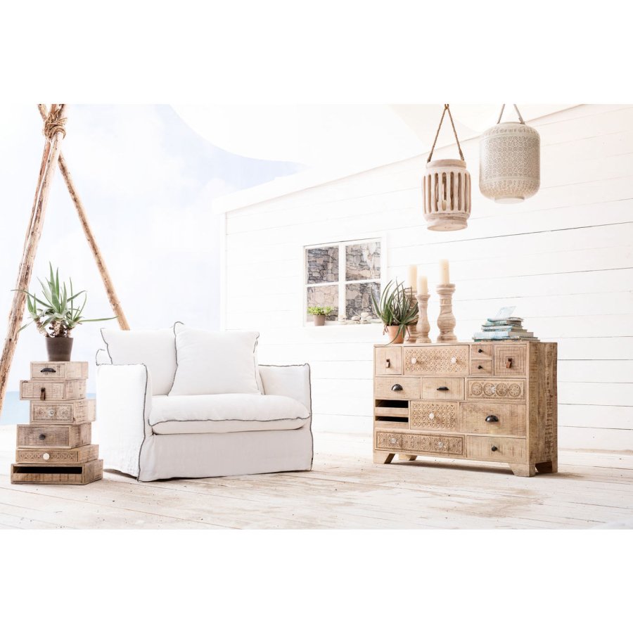 KARE DESIGN Puro kommode - mangotr, m. 14 skuffer