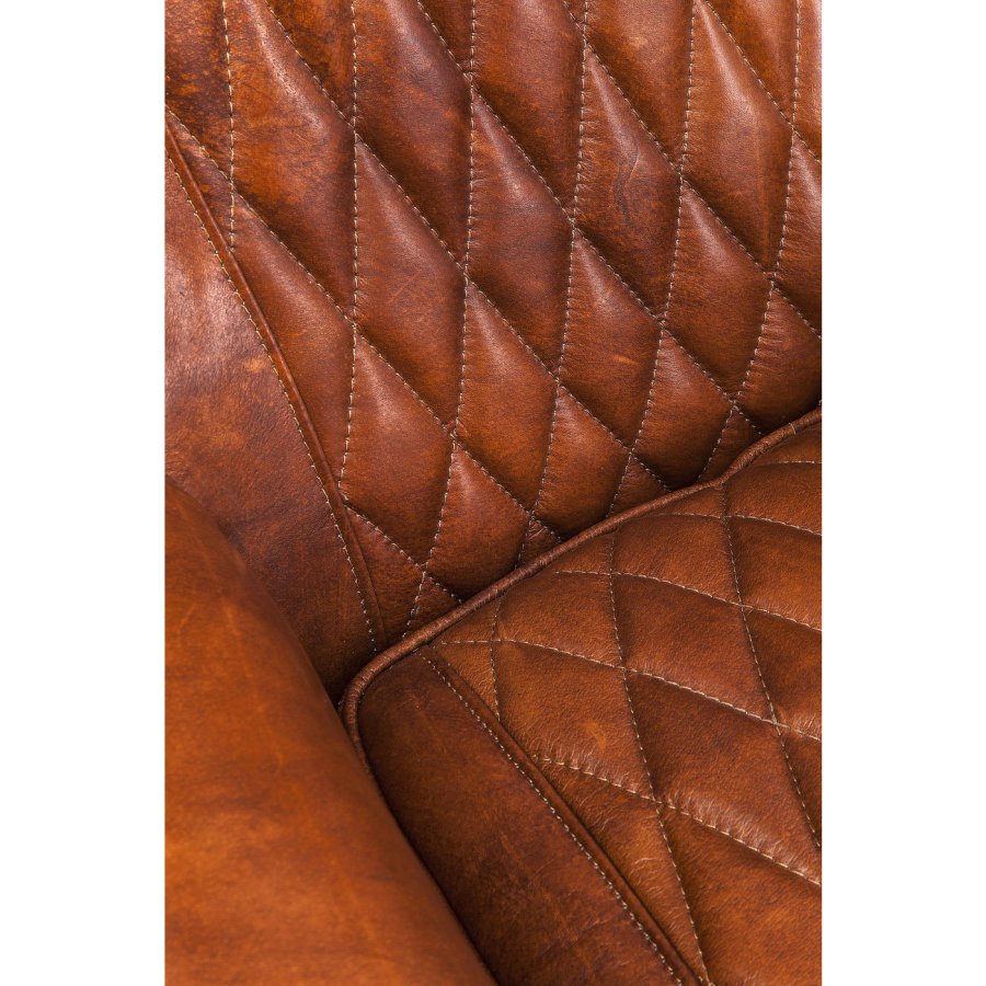 KARE DESIGN Country Side hvilestol - brunt koskind, m. armln