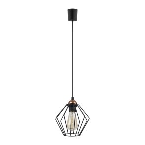 TK Galaxy loftlampe - kobber og sort metal