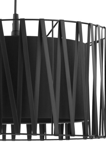 TK Harmony loftlampe - sort stof og metal