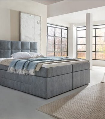 Olympic luksus hndlavet kontinentalseng med opbevaring, 7 zoner