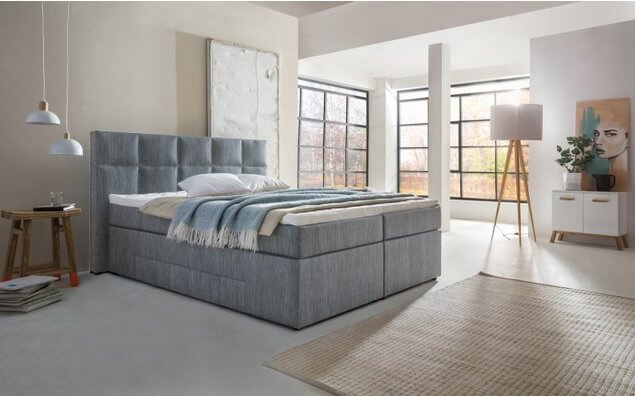 Olympic luksus hndlavet kontinentalseng med opbevaring, 7 zoner