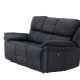 VENTURE DESIGN Saranda recliner 3 pers. sofa - sort mikrofiber