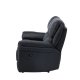 VENTURE DESIGN Saranda recliner 3 pers. sofa - sort mikrofiber
