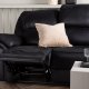 VENTURE DESIGN Saranda recliner 3 pers. sofa - sort mikrofiber