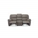 VENTURE DESIGN Saranda 3 pers. sofa, m. recliner - gr stof