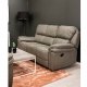 VENTURE DESIGN Saranda 3 pers. sofa, m. recliner - gr stof