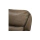 VENTURE DESIGN Saranda 3 pers. sofa, m. recliner - brun stof