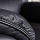 VENTURE DESIGN Saranda recliner lnestol, m. armln - sort mikrofiber og plastik