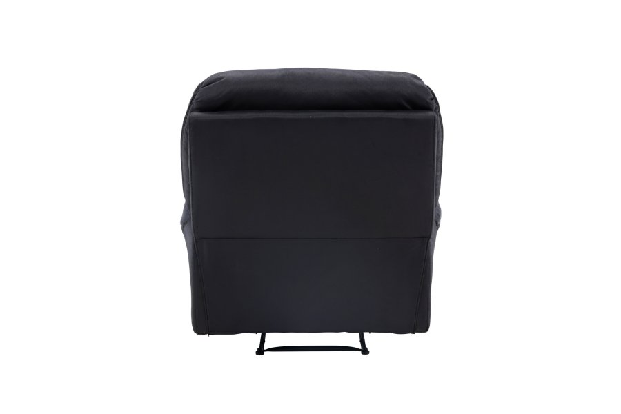 VENTURE DESIGN Saranda recliner lnestol, m. armln - sort mikrofiber og plastik