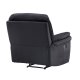VENTURE DESIGN Saranda recliner lnestol, m. armln - sort mikrofiber og plastik