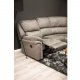 VENTURE DESIGN Saranda hjrnesofa, m. recliner - gr stof