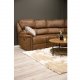 VENTURE DESIGN Saranda hjrnesofa, m. recliner - brun stof