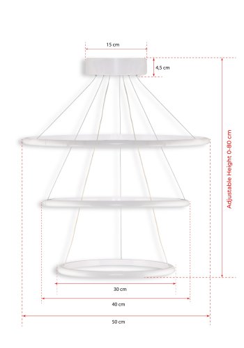 LUMI Rodez lysekrone -166PRG1146