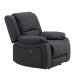 VENTURE DESIGN Singapore recliner lnestol, m. armln - sort polyester og metal