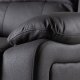 VENTURE DESIGN Singapore recliner lnestol, m. armln - sort polyester og metal