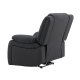 VENTURE DESIGN Singapore recliner lnestol, m. armln - sort polyester og metal