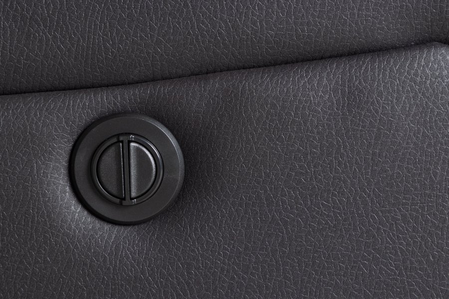 VENTURE DESIGN Singapore recliner lnestol, m. armln - sort polyester og metal