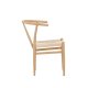 VENTURE DESIGN Alfons spisebordsstol, m. armln - beige rattan og natur stl