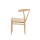 VENTURE DESIGN Alfons spisebordsstol, m. armln - beige rattan og natur stl