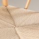 VENTURE DESIGN Alfons spisebordsstol, m. armln - beige rattan og natur stl